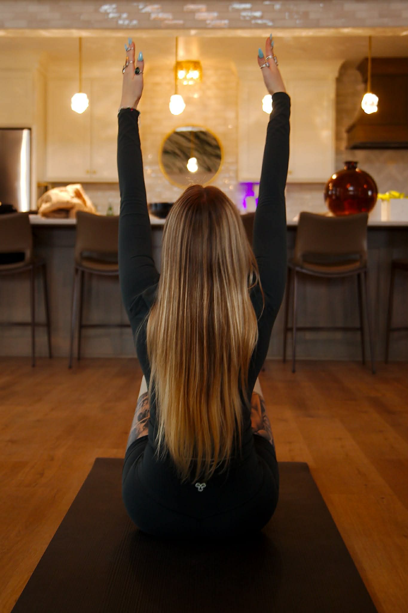 Gentle vinyasa yoga class promoting calm and mindful movement in Lancaster Ohio